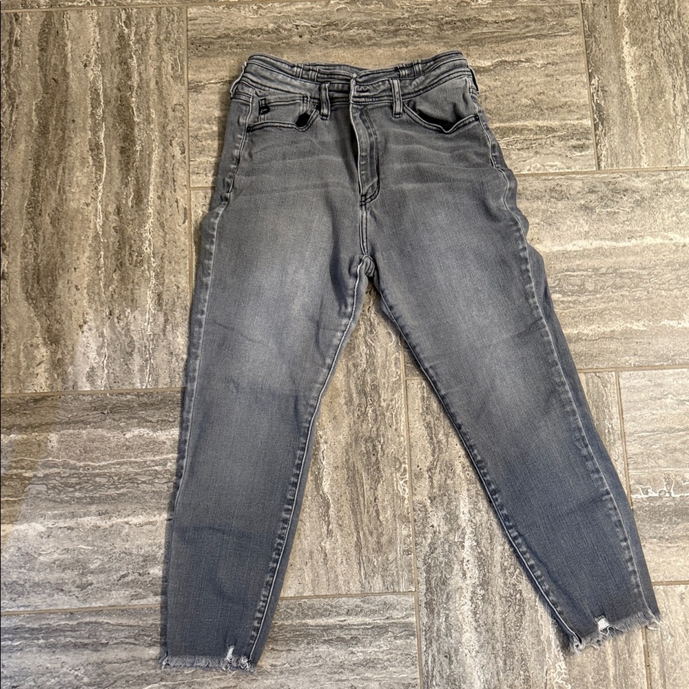 KanCan Women's Charcoal Ankle Jeans